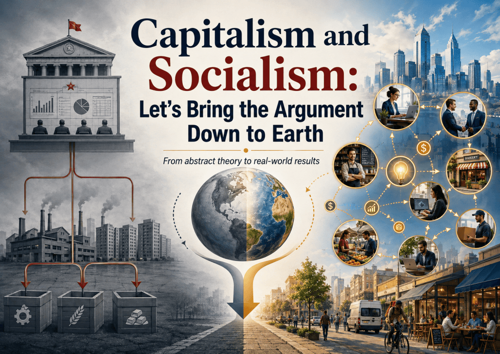 Down to Earth with Capitalism and&nbsp;Socialism