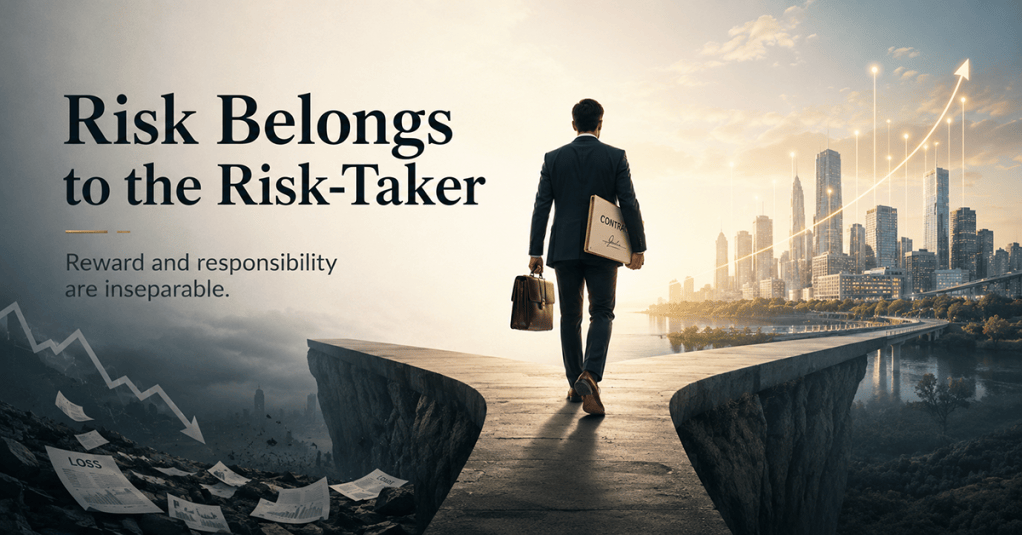 Risk Belongs to the&nbsp;Risk-Taker