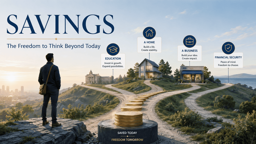 Savings: Freedom to Think Beyond&nbsp;Today