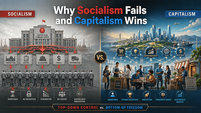 Why Socialism Fails and Capitalism&nbsp;Wins